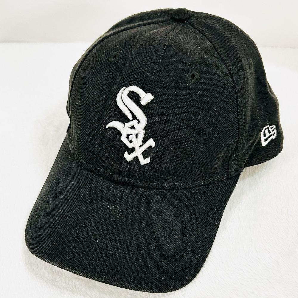Chicago White Sox New Era Team Logo 9FORTY Hat Cap Adjustable Strapback MLB